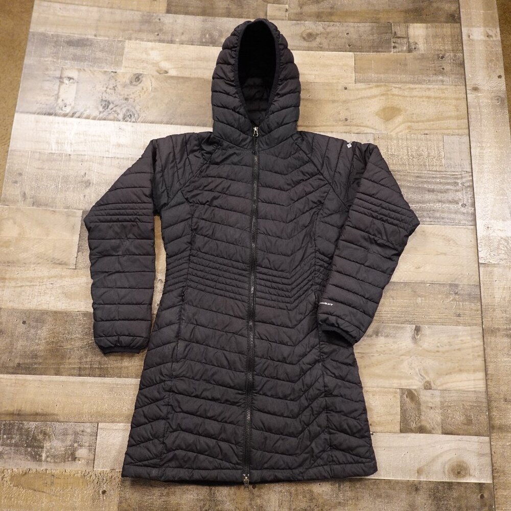 Columbia Powder Lite Mid Jacket Women’s‎ Small Black Omni-Heat
